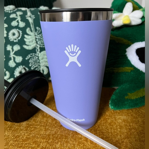 Hydroflask 28oz Tumbler w/ Large Press-In Straw Lid in Lupine - Picture 7 of 7